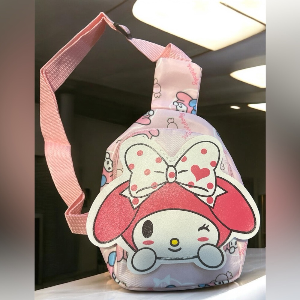 Cute Pink Character Crossbody bag